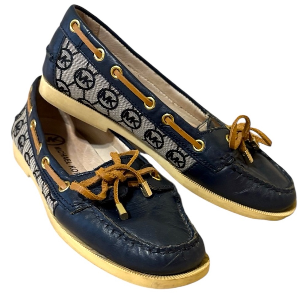 Michael Kors Leather Boat Shoes